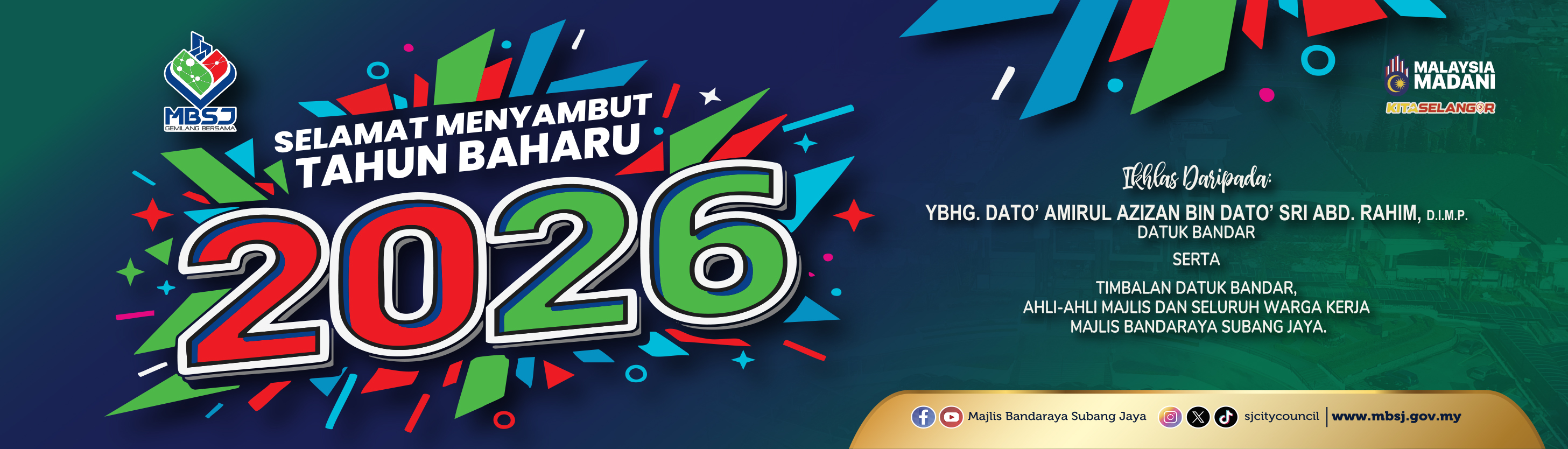 SELAMAT MENYAMBUT TAHUN BARU 2026