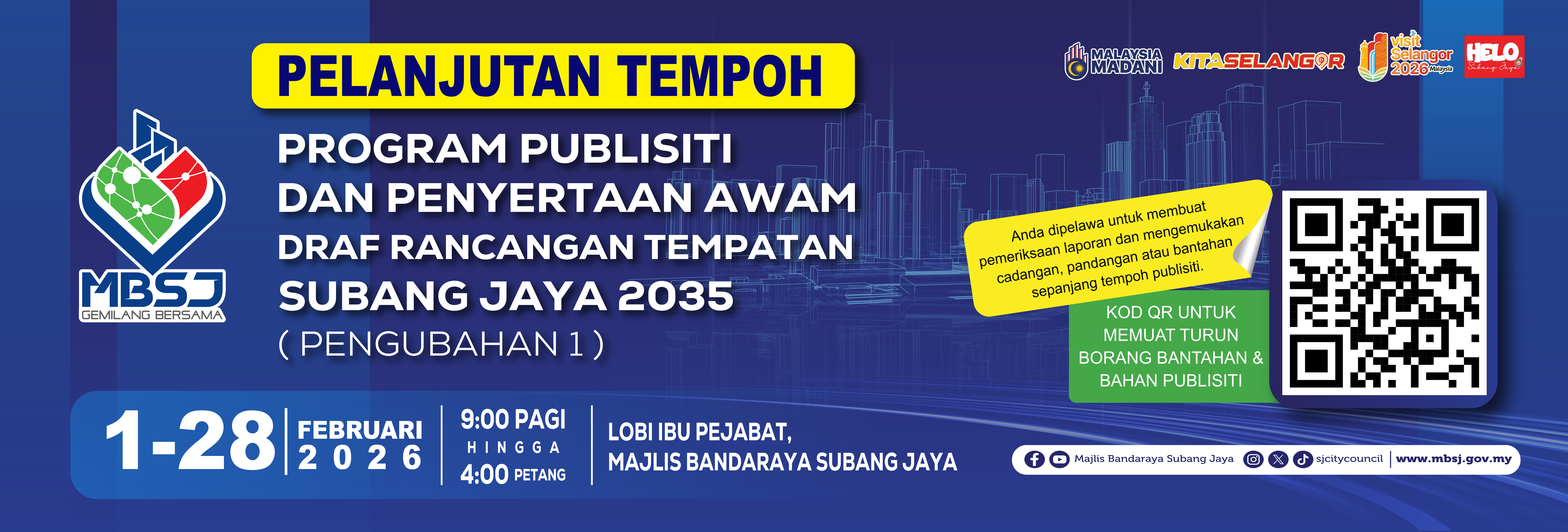 MAKLUMAN KEPADA WARGA MBSJ