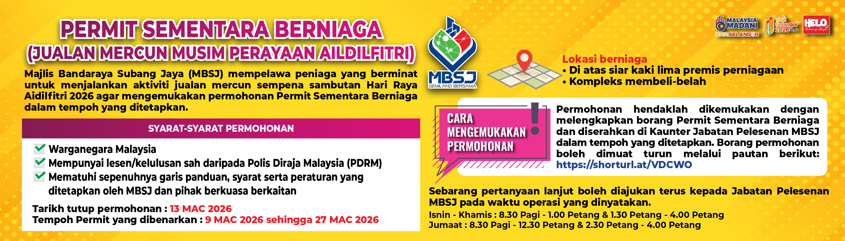 MAKLUMAN IKLAN&nbsp;WARGA MBSJ